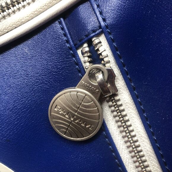 PAN AM Secret Agent Reloaded Bag Certified Vintage Style Blue Tags Luggage VTG - Picture 5 of 16